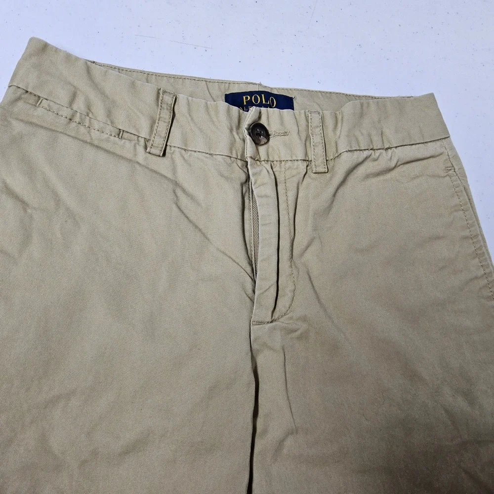 Polo‎ Ralph Lauren Chino Pants Kids Size 10 Tan Khaki Cotton Casual School